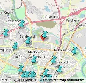 Mappa Via Reiss Romoli, 10147 Torino TO, Italia (3.1745)