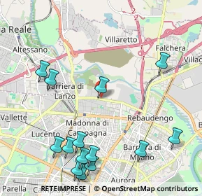 Mappa Via Reiss Romoli, 10147 Torino TO, Italia (2.63643)