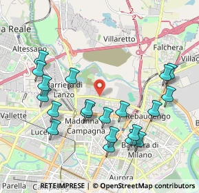 Mappa Via Reiss Romoli, 10147 Torino TO, Italia (2.131)
