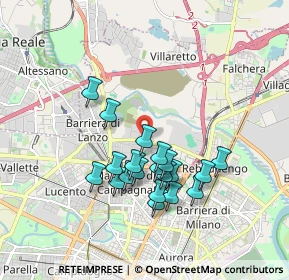 Mappa Via Reiss Romoli, 10147 Torino TO, Italia (1.571)