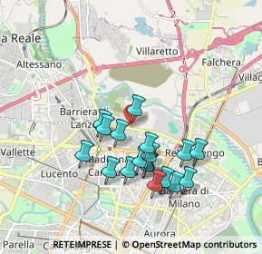 Mappa Via Reiss Romoli, 10147 Torino TO, Italia (1.625)