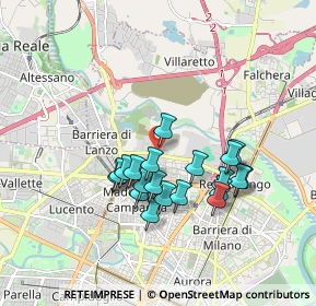 Mappa Via Reiss Romoli, 10147 Torino TO, Italia (1.5315)