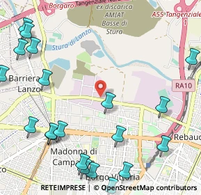 Mappa Via Reiss Romoli, 10147 Torino TO, Italia (1.5185)