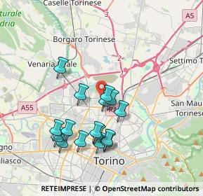 Mappa Via Reiss Romoli, 10147 Torino TO, Italia (3.475)