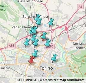 Mappa Via Reiss Romoli, 10147 Torino TO, Italia (2.70786)