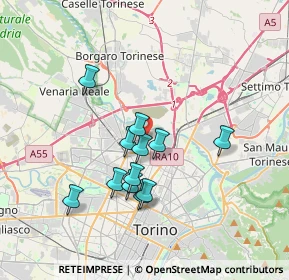 Mappa Via Reiss Romoli, 10147 Torino TO, Italia (3.03833)