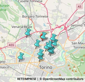 Mappa Via Reiss Romoli, 10147 Torino TO, Italia (2.68167)