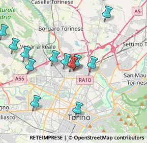 Mappa Via Reiss Romoli, 10147 Torino TO, Italia (4.70714)