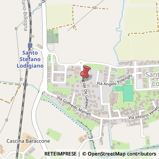 Mappa Via Alcide De Gasperi,  17, 26862 Santo Stefano Lodigiano, Lodi (Lombardia)