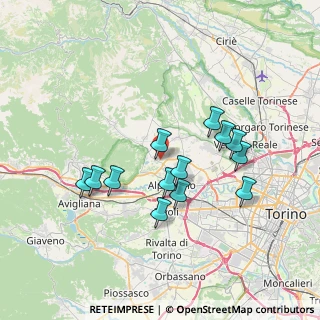 Mappa Strada Pianezza Valdellatorre, 10091 Alpignano TO, Italia (6.49)