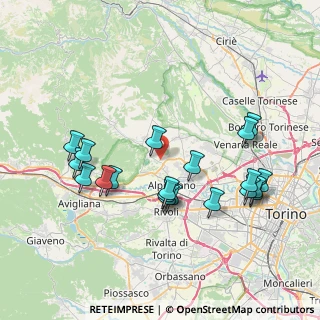 Mappa Strada Pianezza Valdellatorre, 10091 Alpignano TO, Italia (8.005)