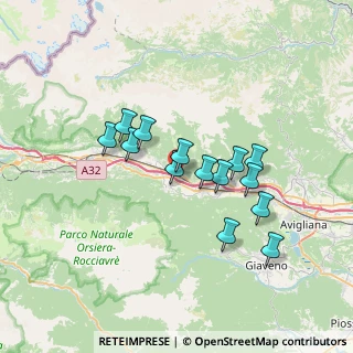 Mappa Via Ponte Dora, 10050 Borgone Susa TO, Italia (5.83429)