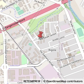 Mappa Via Natale Sandre, 8/B, 10078 Venaria Reale, Torino (Piemonte)
