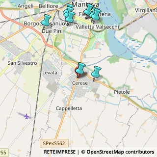 Mappa Via Cisa, 46030 San Giorgio di Mantova MN, Italia (2.47083)