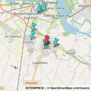Mappa Via Cisa, 46030 San Giorgio di Mantova MN, Italia (1.35818)