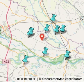 Mappa Strada Edmondo De Amicis, 46039 Villimpenta MN, Italia (6.96846)