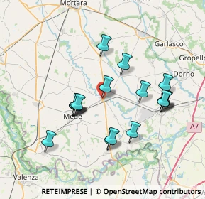 Mappa Via Giacomo Matteotti, 27034 Lomello PV, Italia (6.84833)