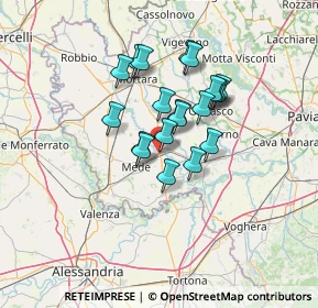 Mappa Via Giacomo Matteotti, 27034 Lomello PV, Italia (10.0965)