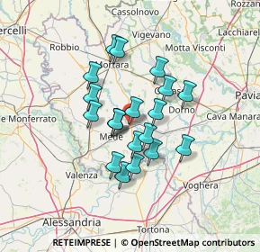 Mappa Via Giacomo Matteotti, 27034 Lomello PV, Italia (10.133)