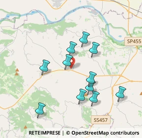 Mappa Strada Bracca, 15020 Mombello Monferrato AL, Italia (3.46818)