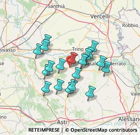 Mappa Strada Bracca, 15020 Mombello Monferrato AL, Italia (10.885)