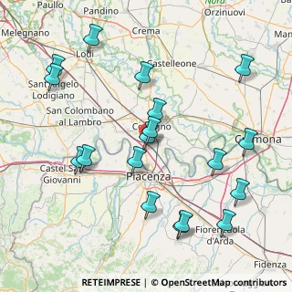 Mappa Via Gerole, 26861 Fombio LO, Italia (18.08667)