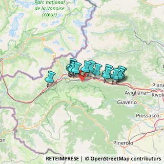 Mappa Via Aghetti, 10050 Mattie TO, Italia (8.63667)