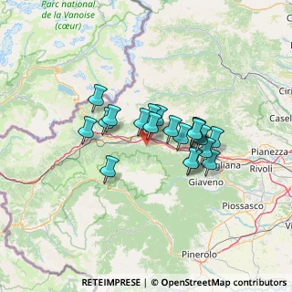 Mappa Borgate Pognant - Grangia, 10050 San Giorio di Susa TO, Italia (10.001)