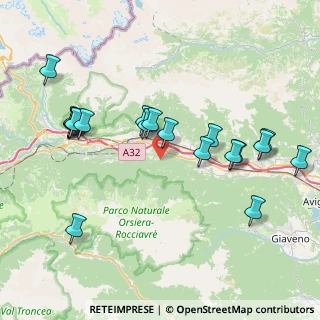 Mappa Borgate Pognant - Grangia, 10050 San Giorio di Susa TO, Italia (8.4985)