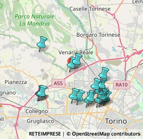 Mappa Via Petrarca Francesco, 10078 Venaria Reale TO, Italia (4.0835)