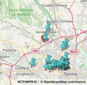 Mappa Via Petrarca Francesco, 10078 Venaria Reale TO, Italia (4.8275)