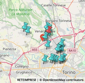 Mappa Via Petrarca Francesco, 10078 Venaria Reale TO, Italia (3.3)