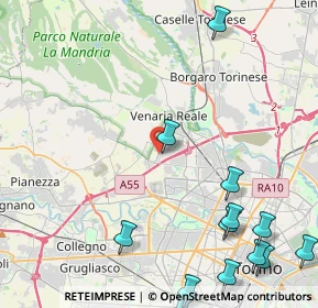 Mappa Via Petrarca Francesco, 10078 Venaria Reale TO, Italia (6.23462)
