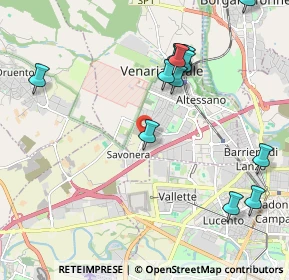 Mappa Via Petrarca Francesco, 10078 Venaria Reale TO, Italia (2.28214)