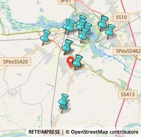 Mappa Via Arginotto, 46034 Borgo Virgilio MN, Italia (3.48313)