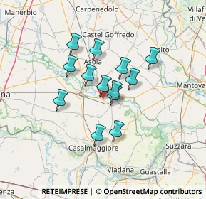 Mappa SS 10 Padana Inferiore, 46017 Tornata CR, Italia (9.95615)