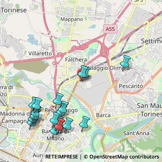 Mappa CENTRO COMMERCIALE PORTE DI TORINO, 10100 Torino TO, Italia (2.7075)