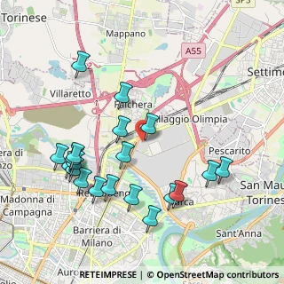 Mappa CENTRO COMMERCIALE PORTE DI TORINO, 10100 Torino TO, Italia (2.131)