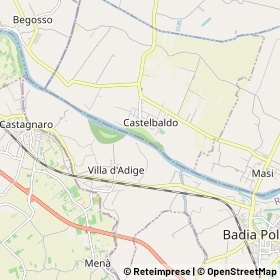 Mappa Castelbaldo