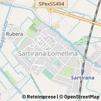 Mapa Sartirana Lomellina