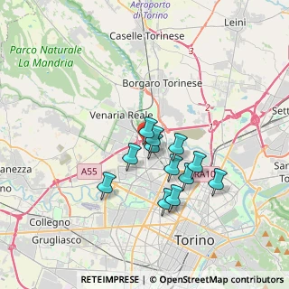 Mappa Via Emilia, 10078 Venaria Reale TO, Italia (2.80917)