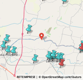 Mappa Via Pradespin, 45026 Lendinara RO, Italia (6.2245)