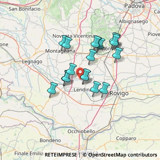 Mappa Via Pradespin, 45026 Lendinara RO, Italia (11.75333)