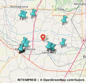 Mappa Via Pradespin, 45026 Lendinara RO, Italia (8.13)
