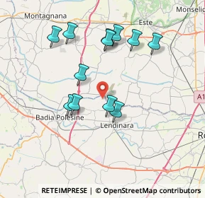 Mappa Via Pradespin, 45026 Lendinara RO, Italia (7.035)