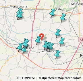 Mappa Via Pradespin, 45026 Lendinara RO, Italia (7.59647)