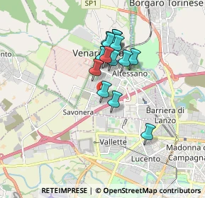 Mappa Via Giovanni Boccaccio, 10078 Venaria Reale TO, Italia (1.355)