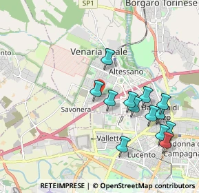 Mappa Via Giovanni Boccaccio, 10078 Venaria Reale TO, Italia (1.98538)