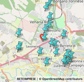 Mappa Via Giovanni Boccaccio, 10078 Venaria Reale TO, Italia (2.0965)