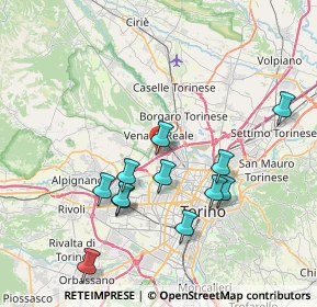 Mappa Via Giovanni Boccaccio, 10078 Venaria Reale TO, Italia (7.56)
